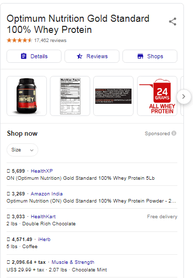 Products Rich Snippets
