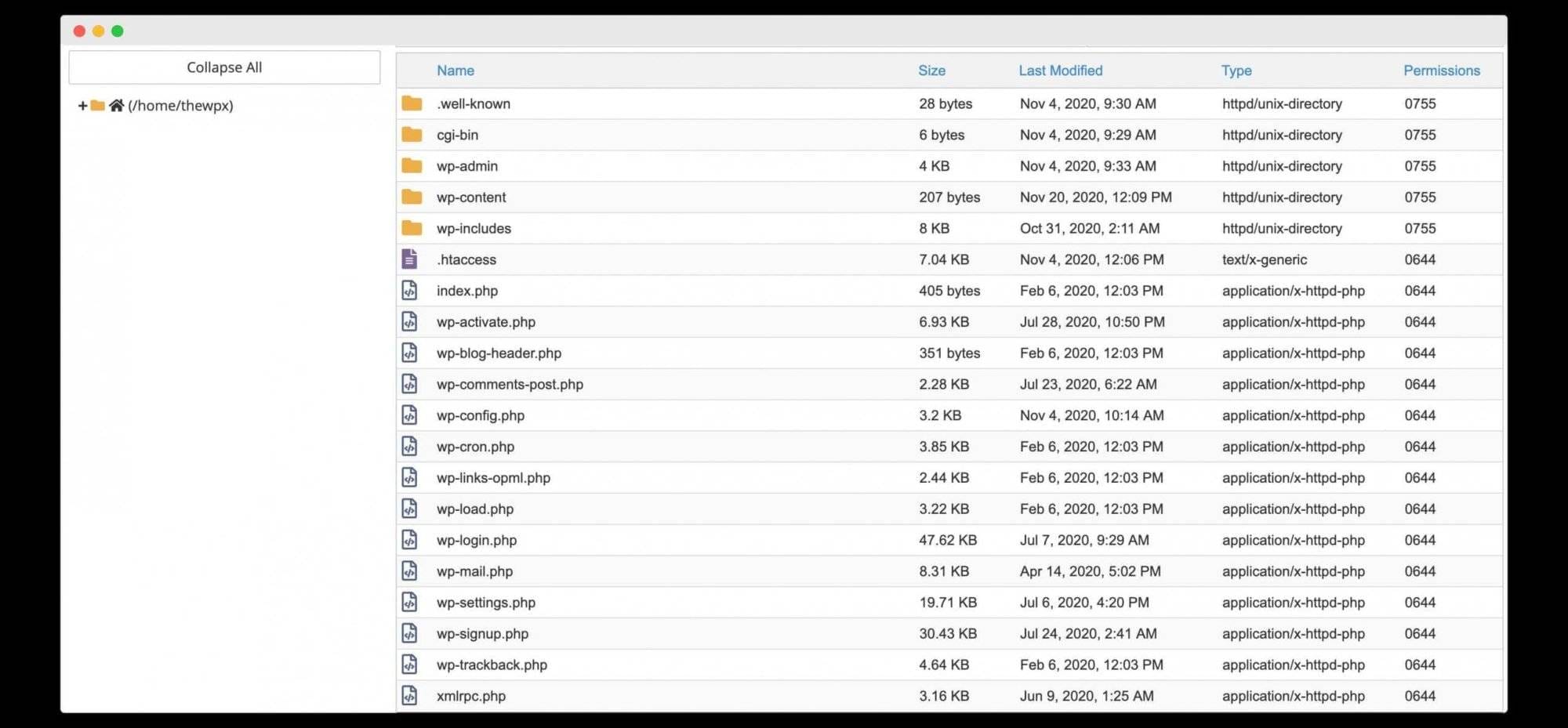 Files & Structure of WordPress
