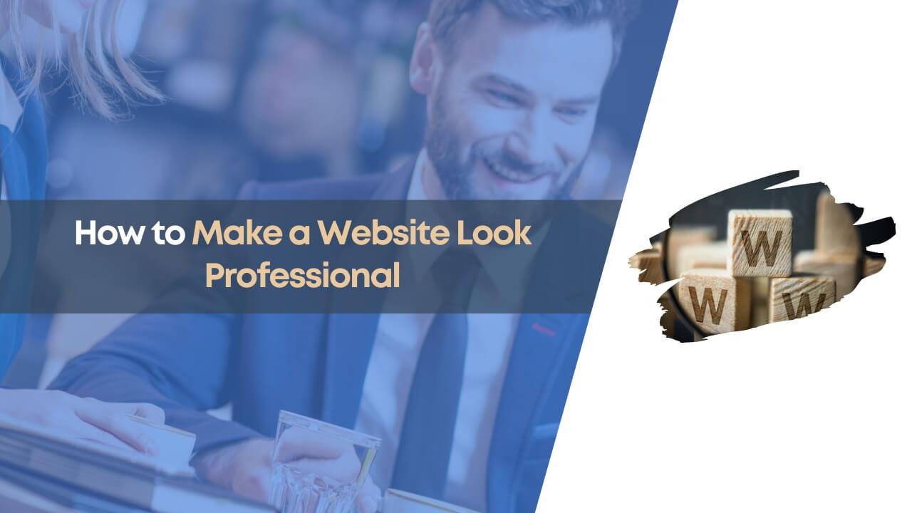 make website look professional