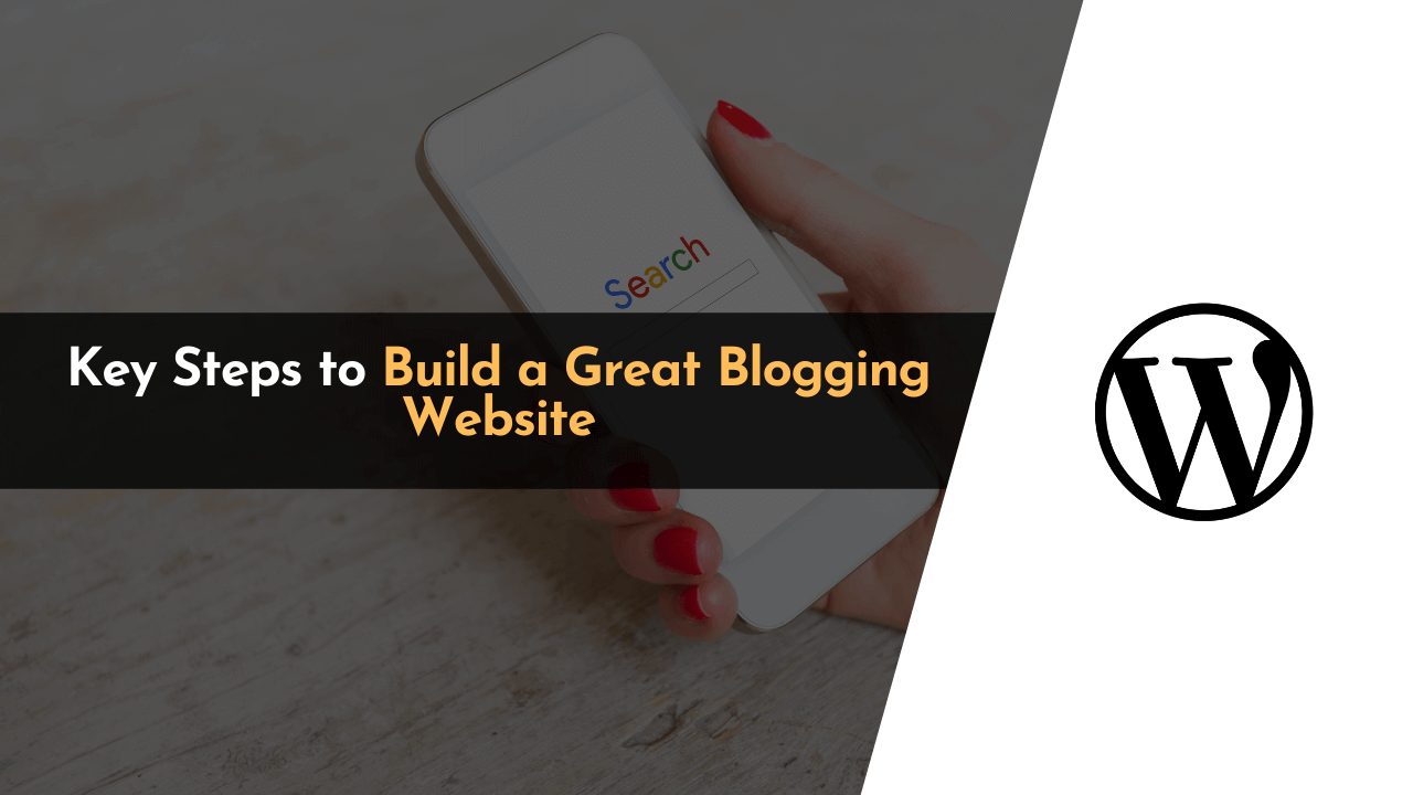 build a blogging website