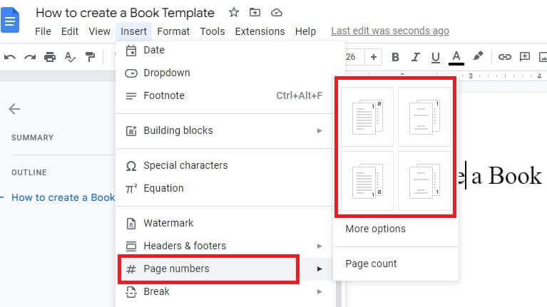 book template, book template google docs, book template in google docs, creating book template, google docs book template