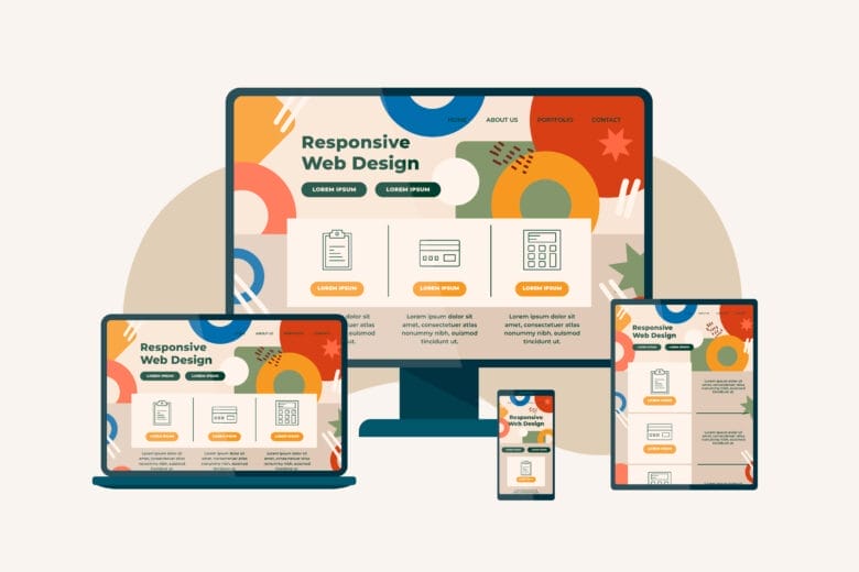 responsive design, user experience, visual content, website performance