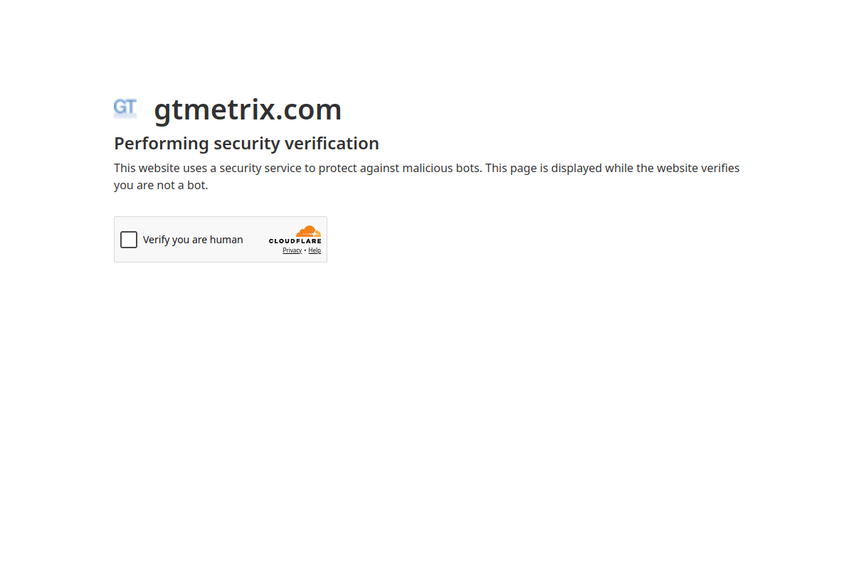 GTmetrix homepage showing the website speed test interface with URL input and performance grading system