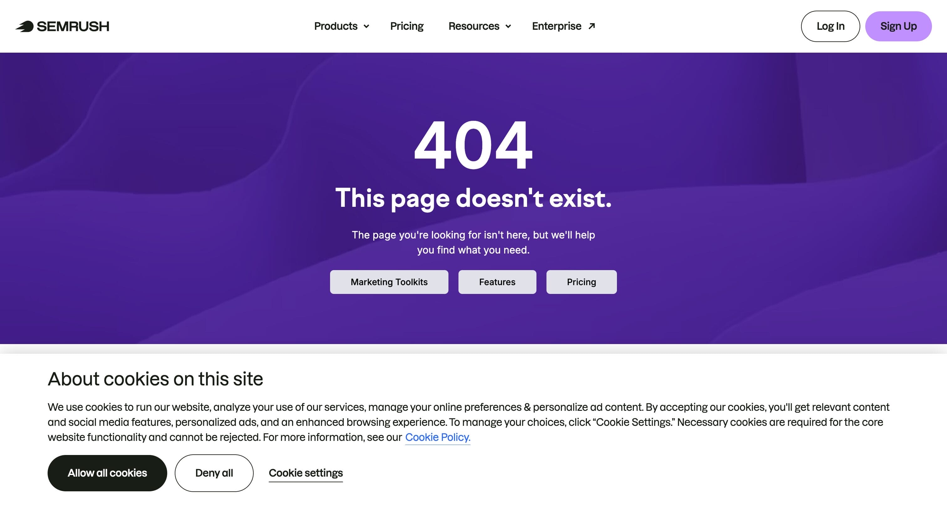 Semrush Social toolkit showing social media analytics, posting, and competitor tracking features